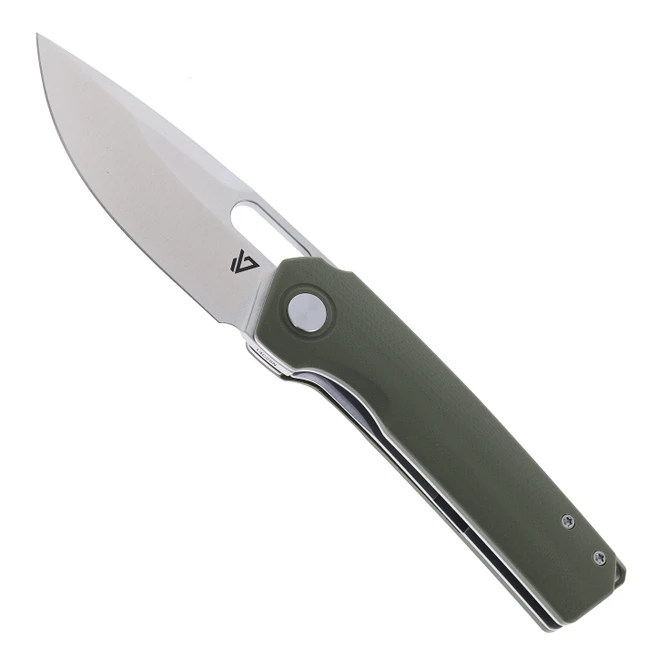 Vanguard Gavco Breaker G10 Folding Knife Green Handle 3.25" Satin 14c28n Steel