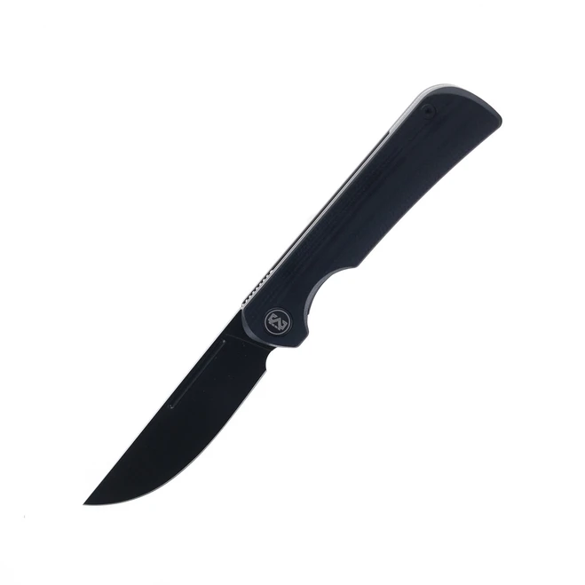 (Open Box) Returned Miguron Knives Vazot Folding Knife Black G10 Handle D2 PVD Blade MGR802LBK
