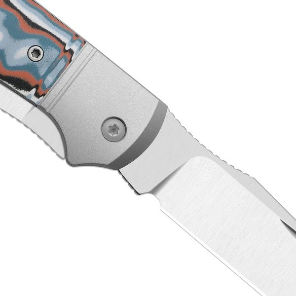 Kizer Trestle TP AirTi Folding Knife Color Aluminum/Vortex Pattern
