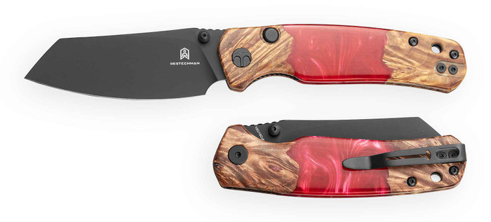 Bestechman Wing-TL Wood/Red Resin BMK24-W-1