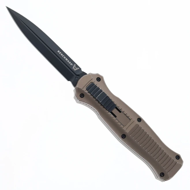 (Used) Benchmade Infidel Limited Edition OTF Automatic Knife Bronze handle Black Blade 3.91" 3300BK-1901