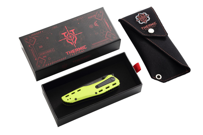 Tactical Systems Thermic Tactical Ambient 2026A Neon Green G10 M390 Knife