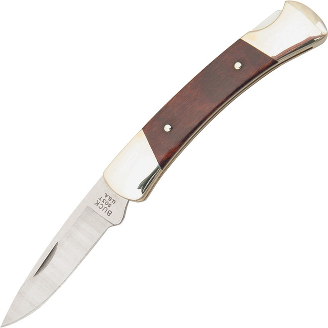 Buck Prince Knife Rosewood Handle 420HC Plain Edge 503
