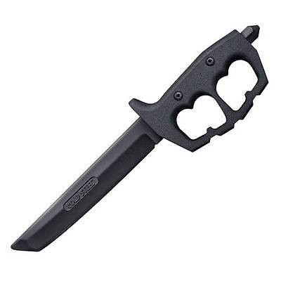 Cold Steel Trench Knife Trainer Santoprene Tanto Edge Black Handle