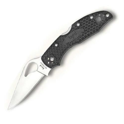 Byrd Meadowlark 2 Knife Black FRN Plain Edge BY04PBK2
