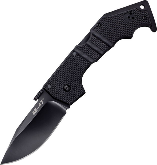 Cold Steel AK-47 Folder Knife Black G-10 Handle Black S35VN Plain Blade 58M