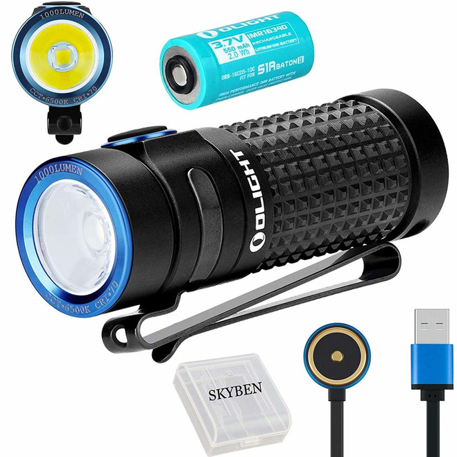 Olight S1R Baton II Rechargeable LED Flashlight 1000 Lumens