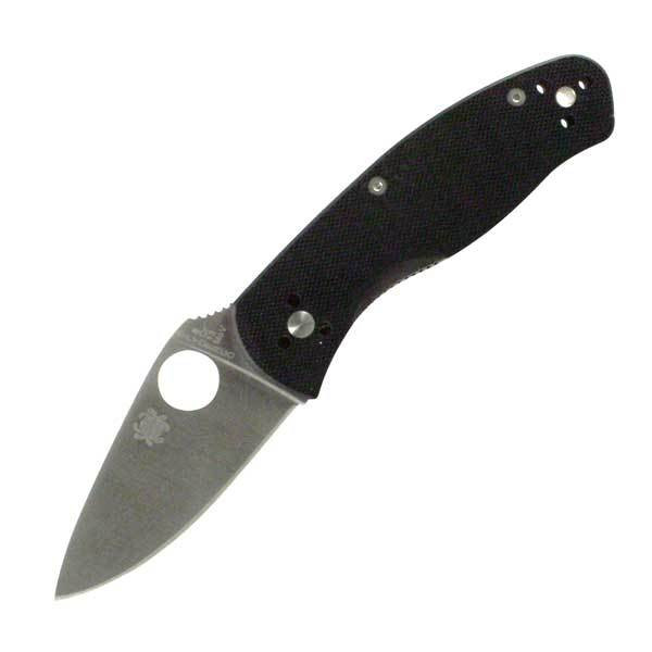 Spyderco, Persistence, Plain Edge, Folding Knife, G10 Handle, C136GP