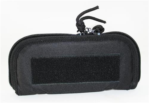 Carry-All 9 Inch Black Padded Cordura Zipper Knife Pouch