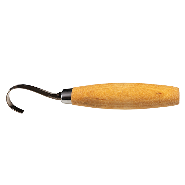 Mora Hook Carving Knife 164 Right Hand Use Wood Handle Sheath 13385