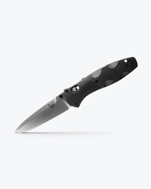 Benchmade Barrage AXIS Pocket Knife Plain Edge Satin Finish Black Handle 580