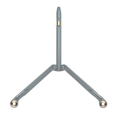 BaliYo Butterfly Balisong Style Flip Pen Gray Body Blue Ink