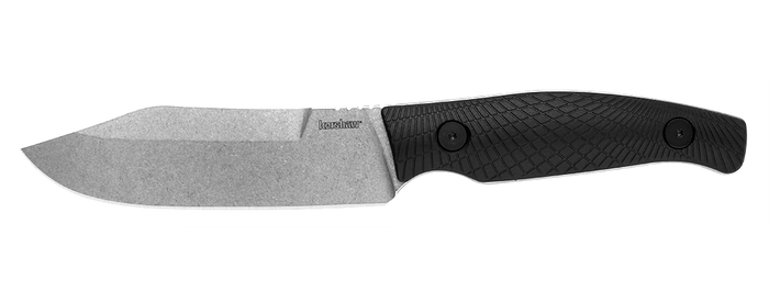 Kershaw Camp 5 Fixed Blade Knife Black GFN Handle Plain Stonewash D2 Blade 1083 Kershaw Camp 5 Fixed Blade Knife Black GFN Handle Plain Stonewash D2 Blade 1083