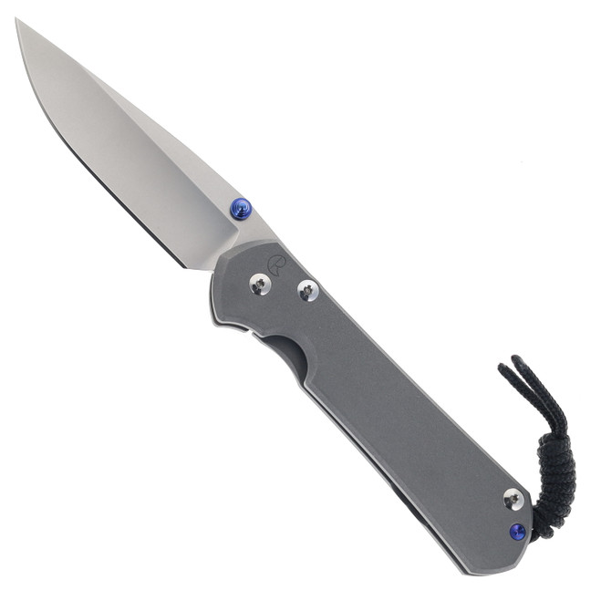 Chris Reeve Large Sebenza 31 Folding Knife Gray Titanium Handle Plain Magnacut Blade L31-1000