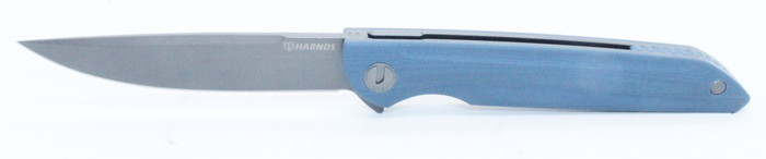 Harnds Assassin Folder Knife Gray G10 Handle Plain Gray Ti Coated Blade CK9171GY-GT