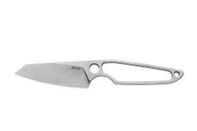 MKM MAKRO 2 Fixed Blade Knife Stainless Steel Handle M390 Sheepsfoot Plain Edge Stonewash Finish MA02-N