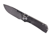 TwoSun Night Morning Pocket Knife Blackwashed Titanium Handle D2