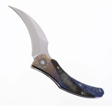 TRiNiDAD PRO【Sun Type2】 Two Sun Snake Shadow Folding Knife Carbon Fiber Titanium Handle