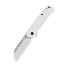 QSP Penguin Slip Joint Folding Knife White G10 Handle 14C28N Plain