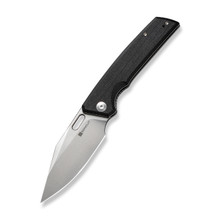 Sencut GlideStrike Folding Knife Black Canvas Micarta Handle Clip