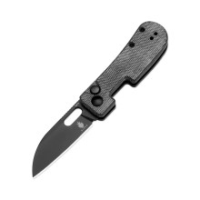Kizer Banish Pocket Knife 154CM Blade Button Lock Micarta Handle