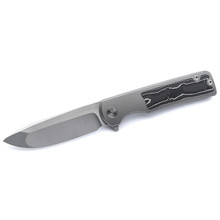 Miguron Ameight Kermu Folding Knife Titanium/Carbon Fiber Handle