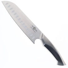 Two Sun Santoku Fixed Blade Chef Knife 14C28N Plain Edge TS833
