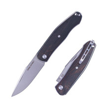Real Steel Serenity Slipjoint Folding Knife Ebony Wood Handle N690