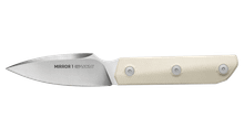 Viper Mirror1 Fixed Blade Knife Off White G10 Handle M390 Plain