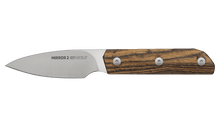 Viper Mirror2 Fixed Blade Knife Natural Bocote Wood Handle M390 Plain Edge Satin Finish 4062BC