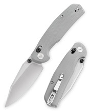 Trivisa Hornet-03G Axis Lock EDC Folding Knife 3.34" 14C28N Steel Blade G10 Gray Handle