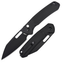 CJRB Large Pyrite-Alt Folding Knife AR-SFII Black Steel Handle