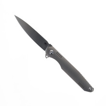 Klaken Knives Folding Knife B01 Titanium Handle M390 Plain Edge Bead Blast Finish B01-DROP