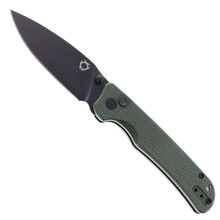 シルキーDLX SIxLeaf SL-57 Folding Knife Green Micarta Handle 8Cr13MoV Plain