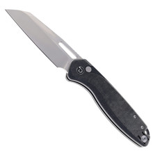Defcon Warhawk Folding Knife Black Micarta Handle 14C28N