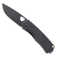 James Brand Knives Folsom Black G10 Handle Black VG-10 Drop Point Blade Folding Knife KN112113-00