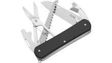 Fox Vulpis Multi Tool N690Co Steel Black Anodized Aluminium Handle FX-VP130-SF5 BK