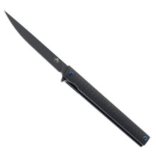 Klaken Knives  Regent Folding Knife Carbon Fiber Handle Plain Edge D2 Drop Point B13-Regent-CF-Drop