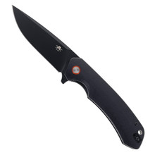 Klaken Knives Ridge Folding Knife Black Micarta Handle D2 Plain Black Blade J146-Ridge-Black-Blk