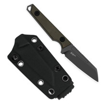 Kizer Phasmids Fixed Blade Knife Chocolate Glacier Handle AEB-L
