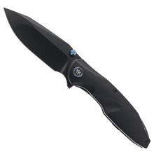 REMETTE RT-Cool Whale Folding Knife Black Titanium Handle M390