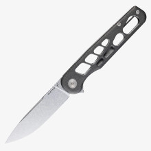Tactile Turn Knife Co Skeletonized Rockwall Flipper Folding Knife