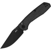 Zero Tolerance Auto Knife Black Canvas Micarta/Titanium Handle Cru