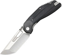 Ketuo Yakuza Folding Knife Black G10 Handle Satin 14c28n Blade
