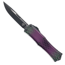 Microtech Mini Hera II OTF Automatic Single Edge M390MK Blackwash
