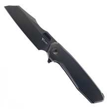 Reate Knives Mantis Folding Knife Smooth DLC Titanium Handle DLC Elmax Blade