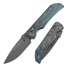 Kansept EagleStrike Folding Knife Lightning Strike Titanium Handle