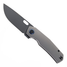 Scrubland 3ED 折れ（シワ） Kunwu TAO III Folding Knife Beadblast Orange Peel Texture Titanium