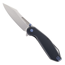 Ketuo Syndicate Folding Knife Black PEI Handle M390 Blade Satin Blade