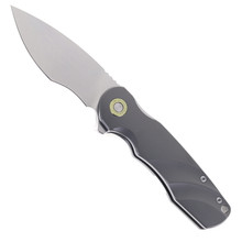 TwoSun Folding Knife Black Titanium Handle Stonewashed 14c28n